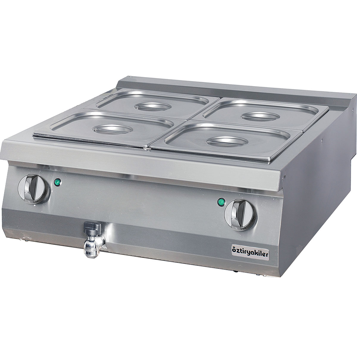 Bain Marie Set Üstü 900 Seri Elektrikli 80x90x30-Gn Kaplar Hariç
                    7854.N1.80903.11-tr