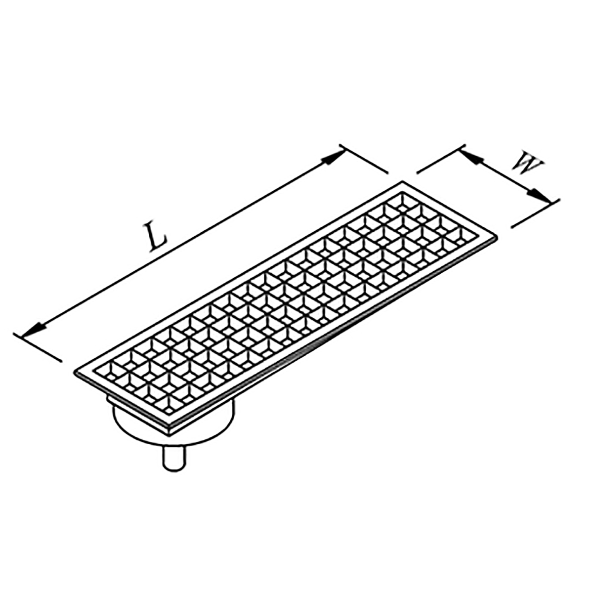 Yer Izgarası Tavalı Kenardan Sifonlu -Alttan Çıkışlı Q70 Pık 490x290
                    7961.04929.7Y1-tr